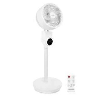 BREEZE Pedestal fan - silent - 88cm - white | Incl. remote control