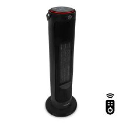 Elektryczny termowentylator wieżowy - 2000W - Ceramic|Zaopatrzony w pilot zdalnego sterowania