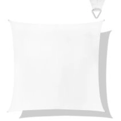 Żagiel zacieniający kwadratowy - Premium - 360×360 cm - Wodoodporny | Biały
