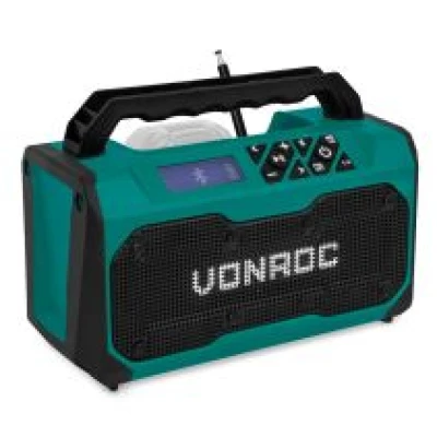 Jobsite radio 20V – FM, bluetooth & USB | Excl. battery and quick charger