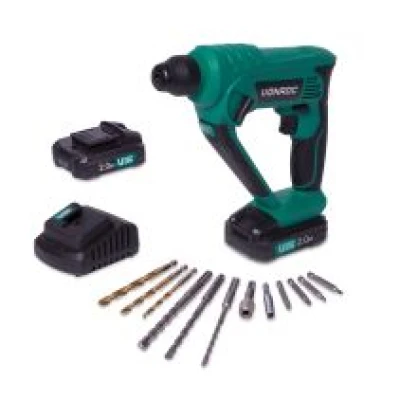 Rotary hammer 20V - 2.0Ah | Incl. 2 batteries and charger 