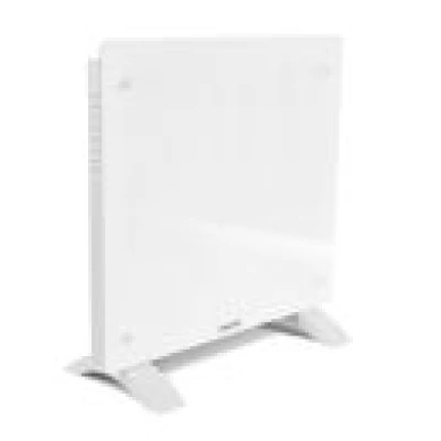 Luksusowy grzejnik elektryczny WiFi - konwektorowy grzejnik dekoracyjny - szklany panel - 1000W - biały | WIFI
