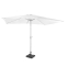 Parasol Ogrodowy Rapallo 200x300cm – Premium - Biały | Podstawa betonowa 20 kg i pokrowiec