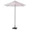 Parasol Torbole - Ø200 cm – Parasol premium – Beżowy | W zestawie betonowa podstawa 20 kg