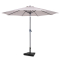 Parasol Ogrodowy Recanati Ø300 cm – Premium - Beż | Betonowa podstawa 20 kg