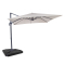 Parasol Ogrodowy Pisogne 300 x 300 cm – Premium - Beżowy | Napełniane Płytki Podstawy i Wspornik
