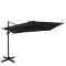 Parasol Pisogne 300x300cm - Parasol wspornikowy | Antracyt/Czarny