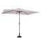 Parasol Rapallo 200x300cm – Prostokątny Parasol Premium - Beż |Z podstawą