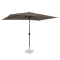 Parasol Rapallo 200x300cm – Parasol prostokątny Premium | Szarobrązowy