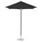 Parasol Torbole - Ø200 cm – Parasol premium | Antracytowy/czarny