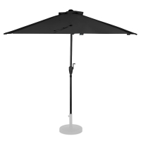 Parasol Magione - Parasol balkonowy - 270x135cm | Antracyt/Czarny