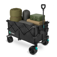 Handcart XL – Foldable – 80 kg – 200 L | Black
