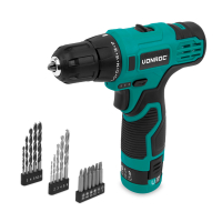 Cordless Drill 12V | Incl. Battery, USB-C Cable, and 16-piece Drill and Bit Set