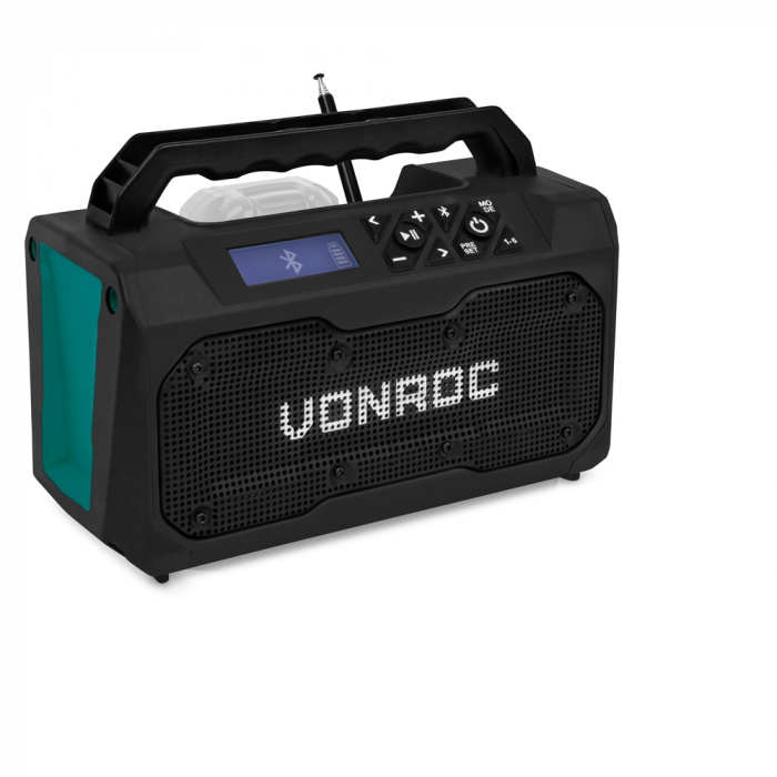 Radio robocze 20V - FM, bluetooth & USB | Bez akumulatora i szybkiej ładowarki main product photo